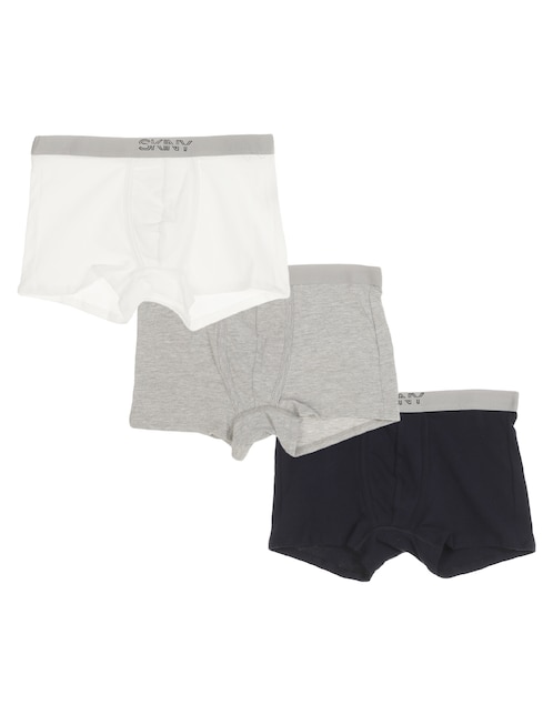 Set bóxer Skiny de algodón para niño