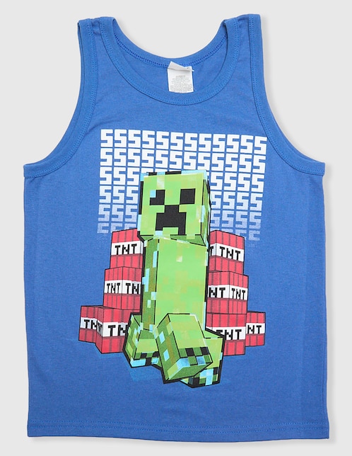 Camiseta cuello redondo Minecraft Minecraft para niño