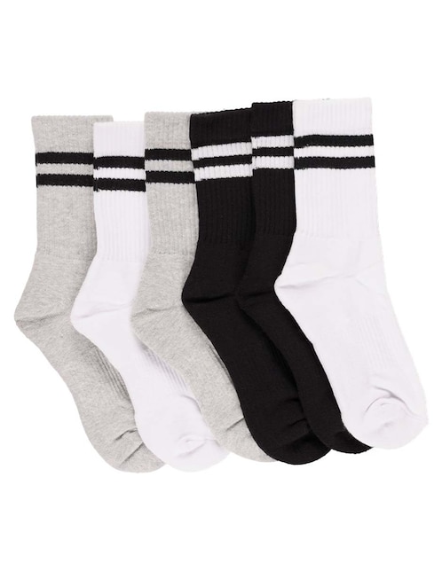 PUNTO BLANCO Set de calcetín Punto Blanco de algodón para niño 6 pares