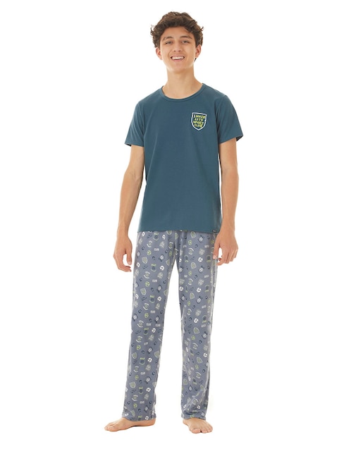Conjunto pijama Skiny Sport World para niño