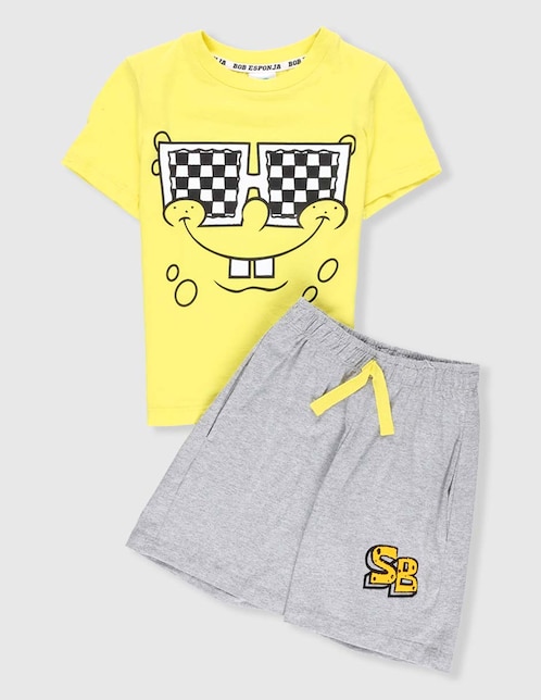 Conjunto pijama Bob Esponja para niño