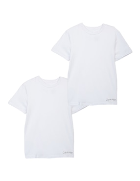 Set De Camisetas Cuello Redondo Calvin Klein Para Niño