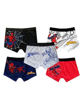 Set Bóxer Spider-Man Algodón Para Niño