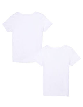 Set de camisetas cuello V Punto Blanco para niño