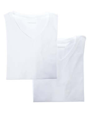 Set camiseta cuello V Punto Blanco para niño