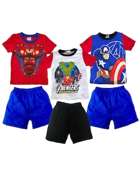 Conjunto Pijama Marvel Para Niño