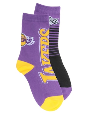 Set De Calcetín Los Angeles Lakers NBA Para Niño 2 Pares