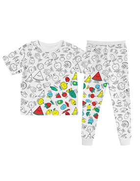 Set pijama Juana Gallo Coloreable infantil