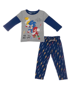 Conjunto Pijama Sonic Para Niño