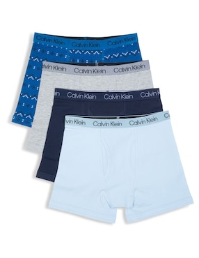 Set Bóxer Calvin Klein De Algodón Y Elastano Para Niño