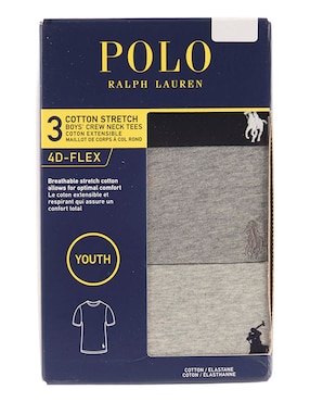 Set playera Polo Ralph Lauren manga corta para niño