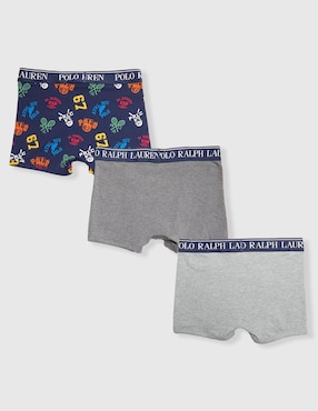 Set de bóxer Polo Ralph Lauren de algodón para niño