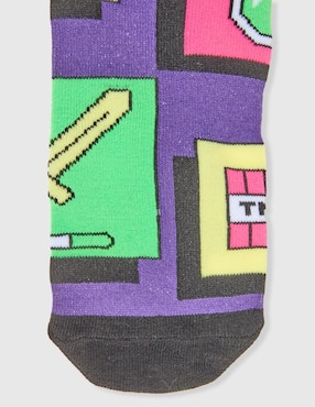 Set de tín Minecraft Minecraft de algodón para niño 7 pares