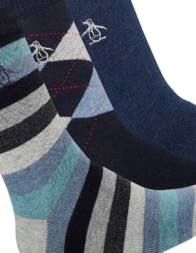 Calcetín Original Penguin de algodón para niño 3 pares