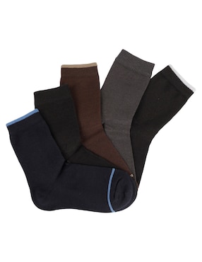 Set de calcetín Punto Blanco de algodón para niño 5 pares