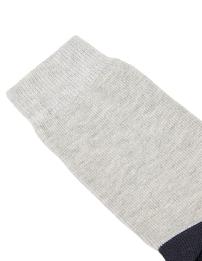 Calcetín Punto Blanco de algodón para niño 5 pares