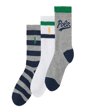 Set de calceta Polo Ralph Lauren para niño 3 pares
