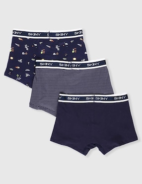 Set bóxer skiny para niño