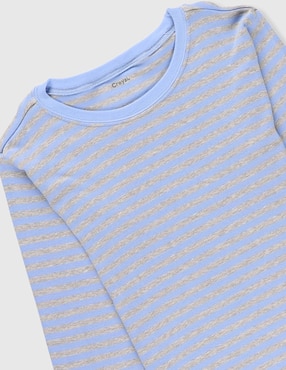 Set playera Baby Creysi manga larga para niño