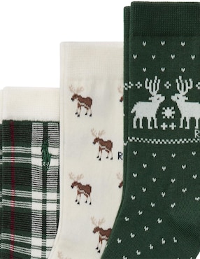 Set de calcetín Polo de algodón para niño 3 pares