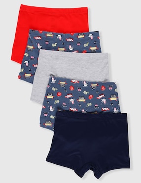 Set bóxer Skiny de algodón para niño