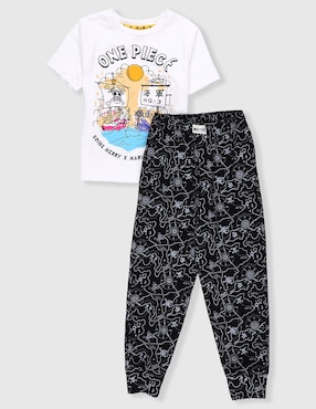 Conjunto pijama One piece para niño