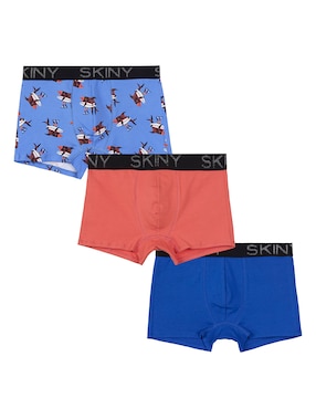 Set bóxer Skiny de algodón para niño