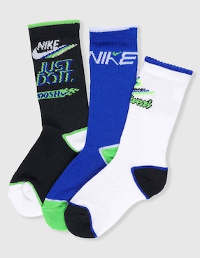 Set de calceta Nike de algodón para niño