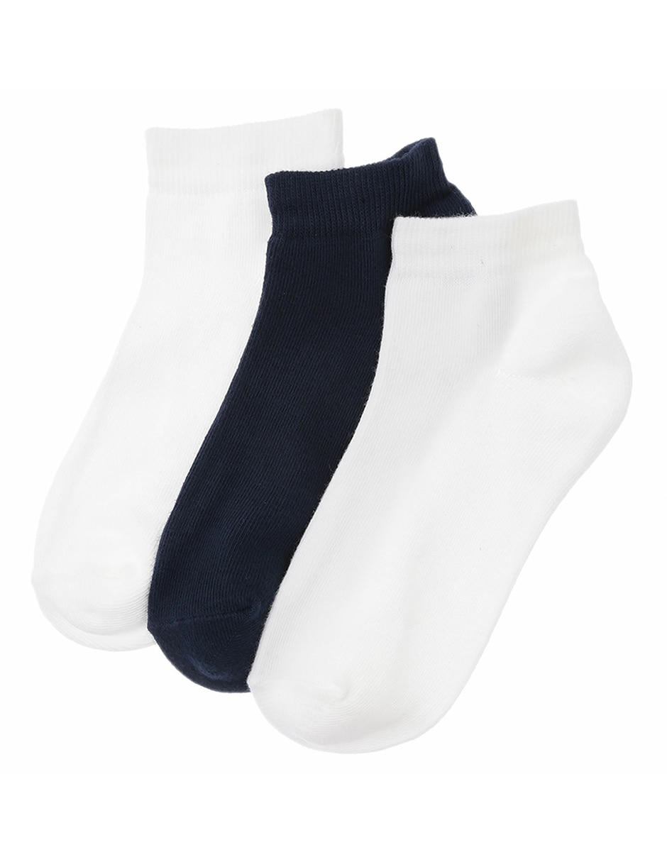 Calcetín de algodón para niño 3 pares