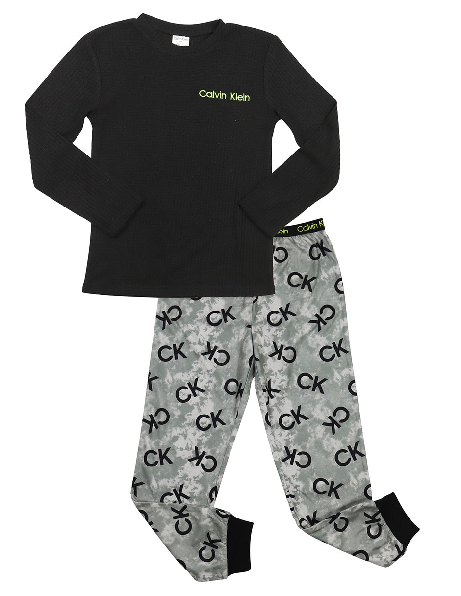 Superior Vatio jefe Pijama Calvin Klein para niño | Liverpool.com.mx