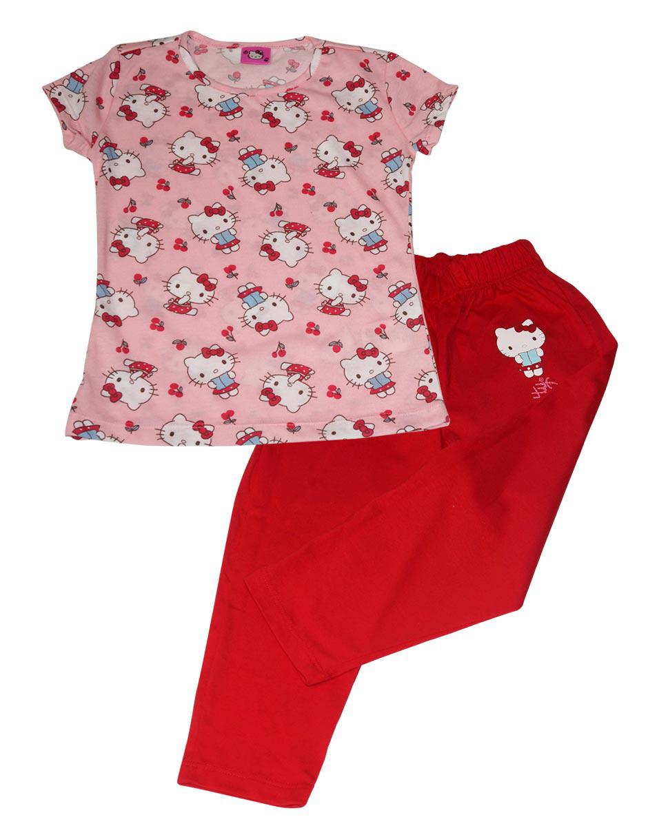 Conjunto pijama Hello Kitty E Fashiob algodón para niña en Liverpool