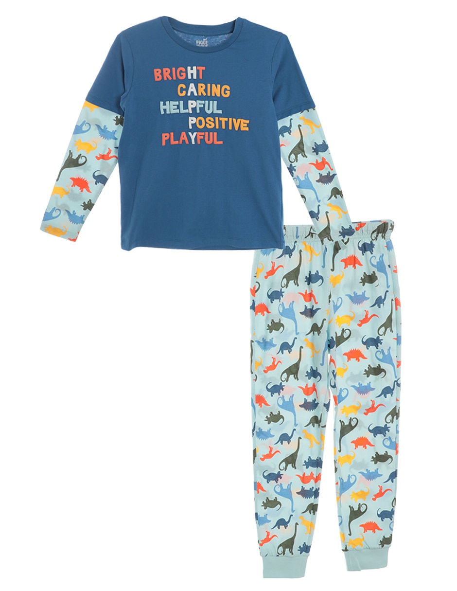 Rib Knit niños pijama 1 a 12 años, bebé punto Pajama Set, Niño Chico Suave  Pajama Set Carbón, Marino, Azul, Menta -  México