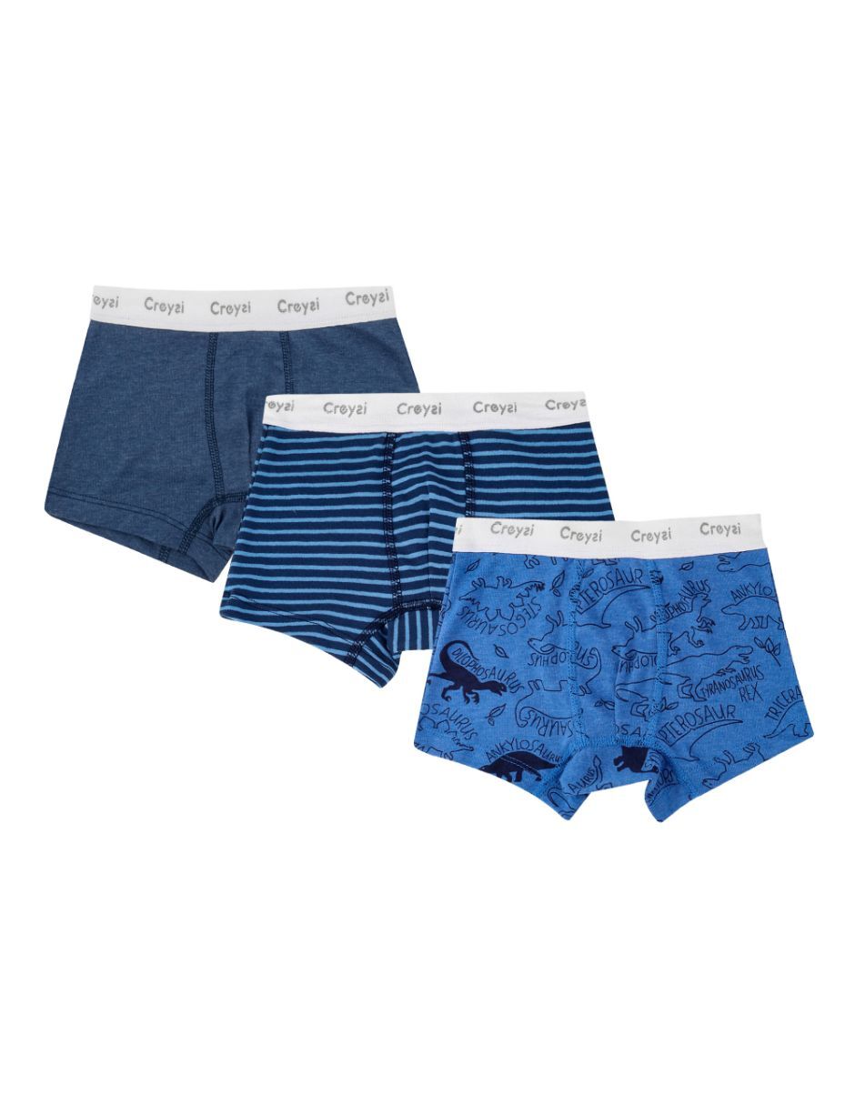 Set bóxer algodón para niño