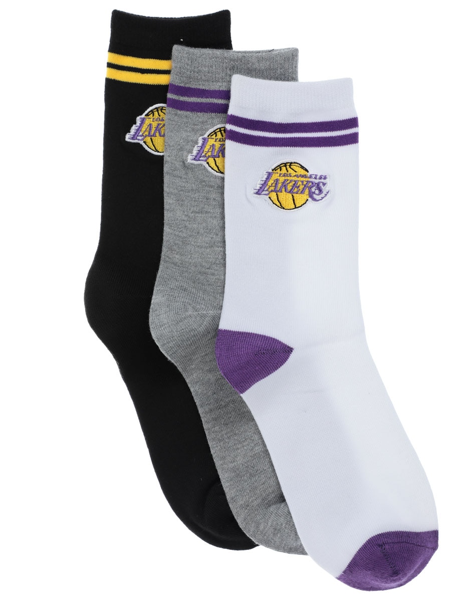 Calcetín Los Angeles Lakers para niño 3 pares 1