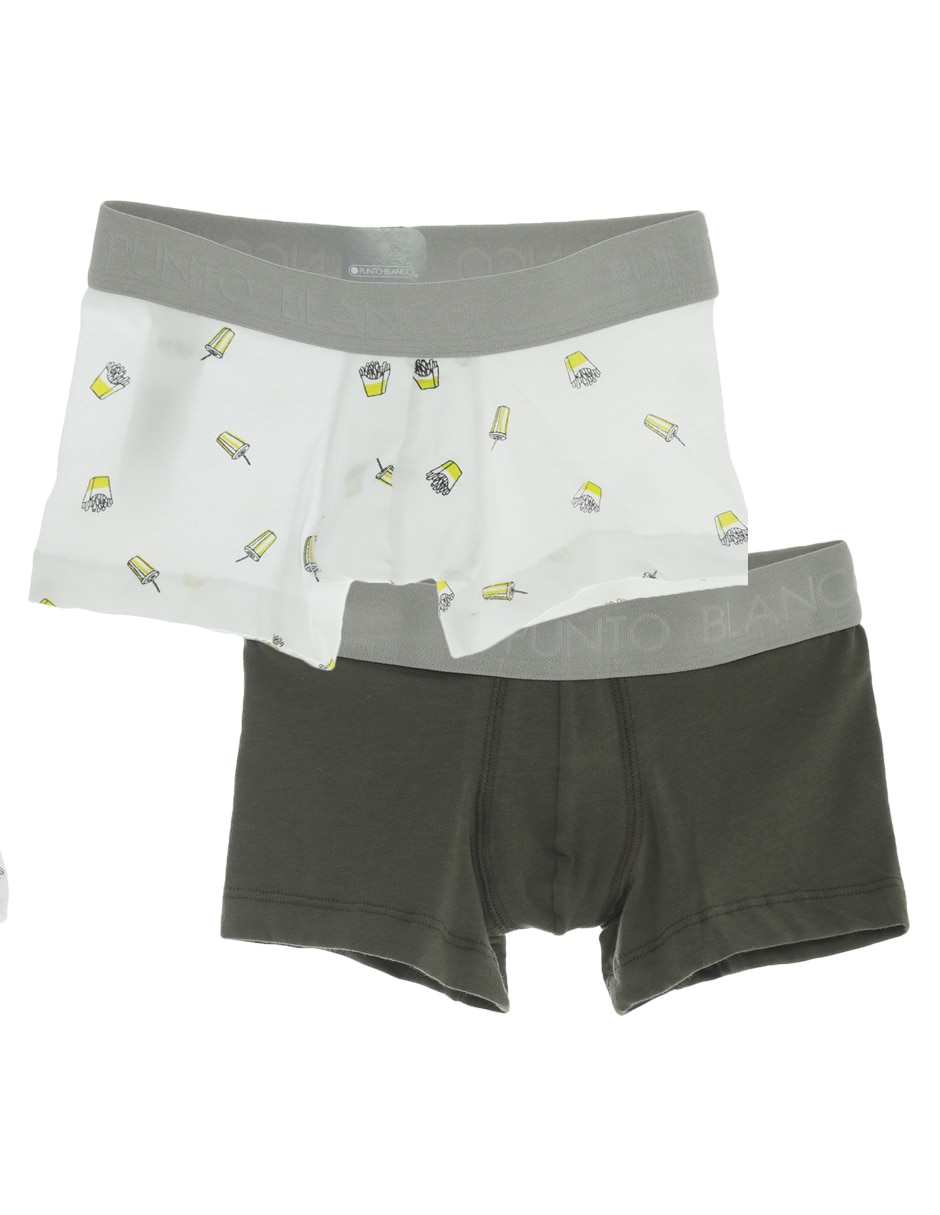Punto Blanco Boxer NiÃ±o Algodon Pack Calzoncillos Bóxer Algodón