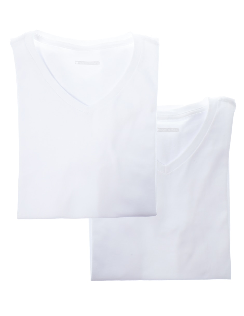 Set camiseta cuello V para niño 4