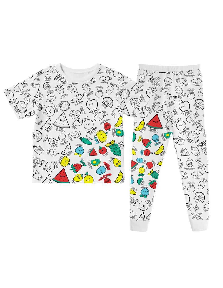 Set pijama Coloreable infantil 2