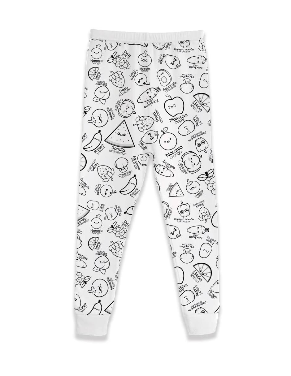 Set pijama Coloreable infantil 4