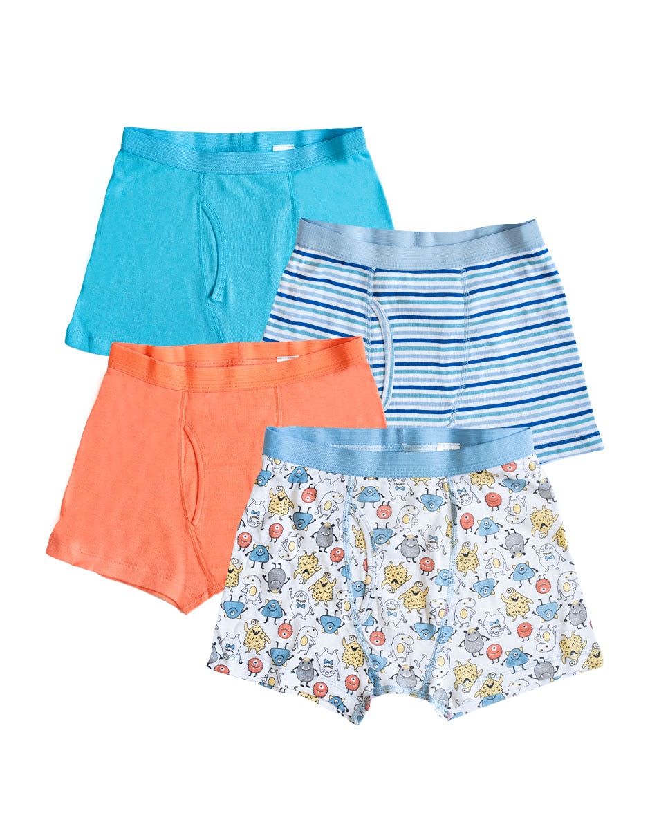 Set bóxer de algodón para niño