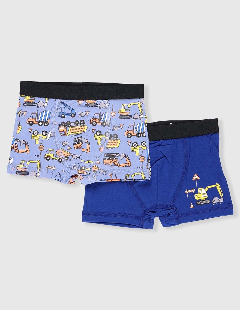 Set bóxer de algodón para niño