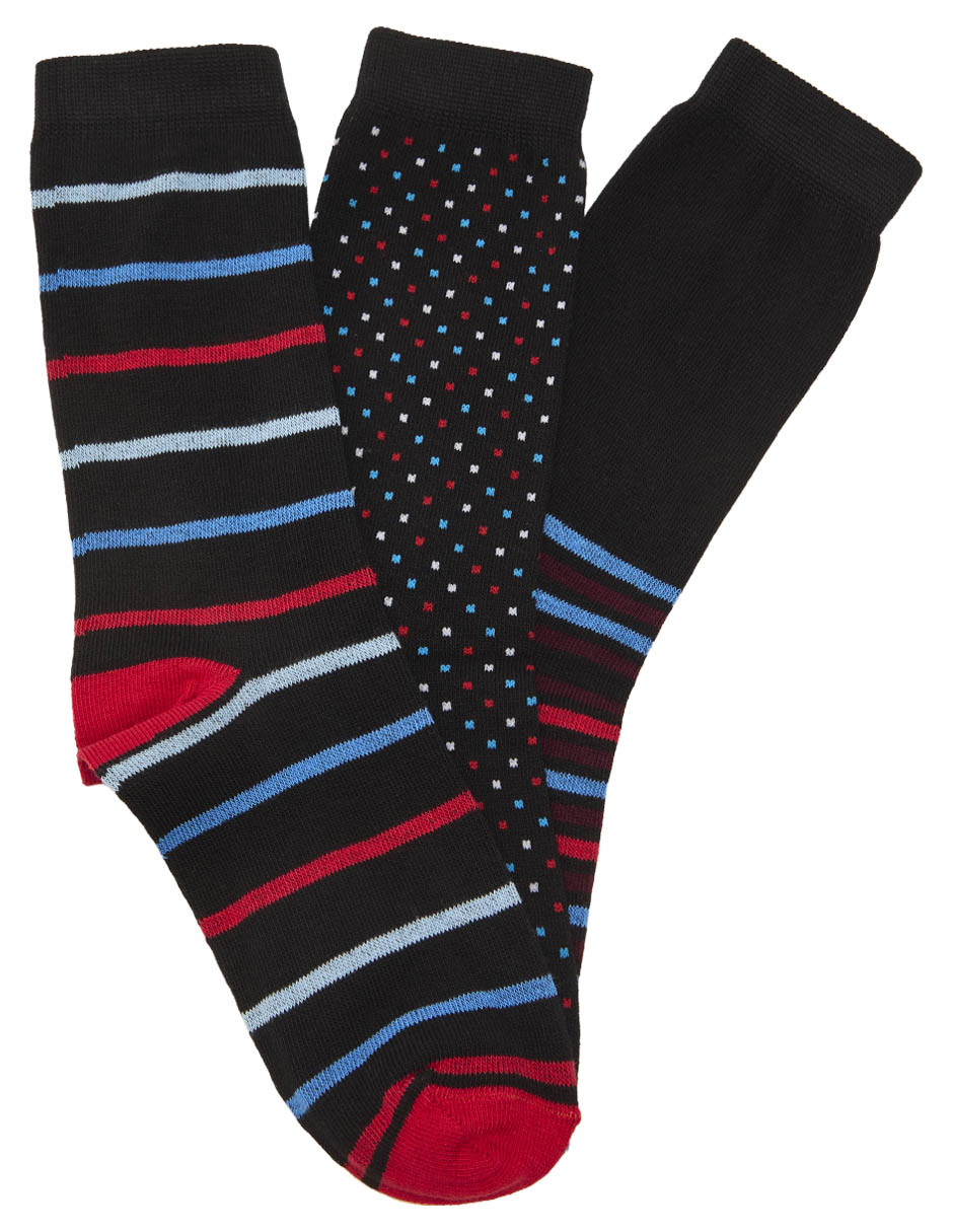 Set de calcetín de algodón para niño 3 pares