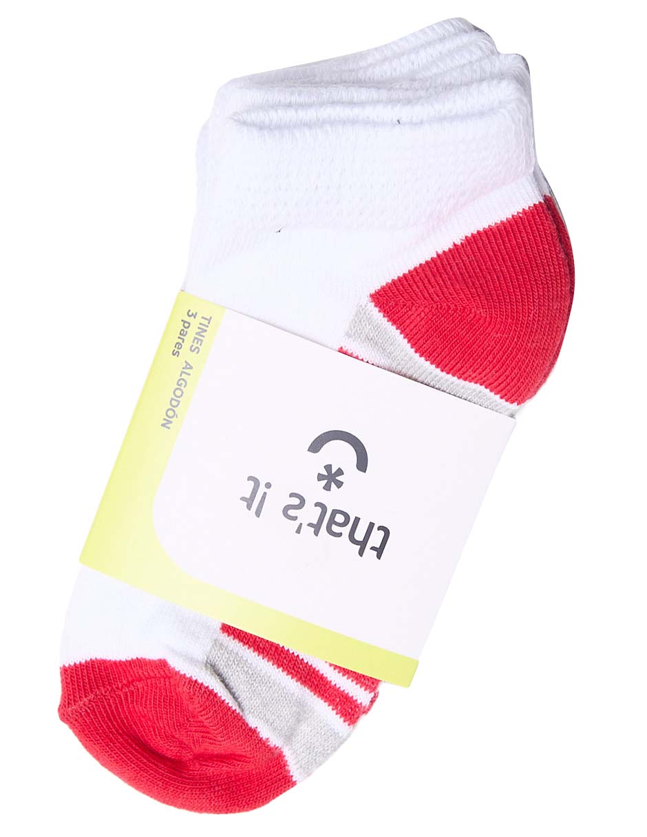 Set de tin de algodón para niño 3 pares 6