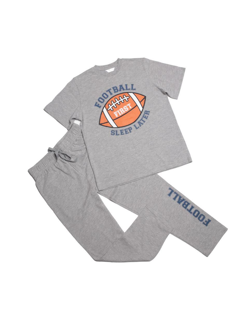Conjunto pijama futbol para niño