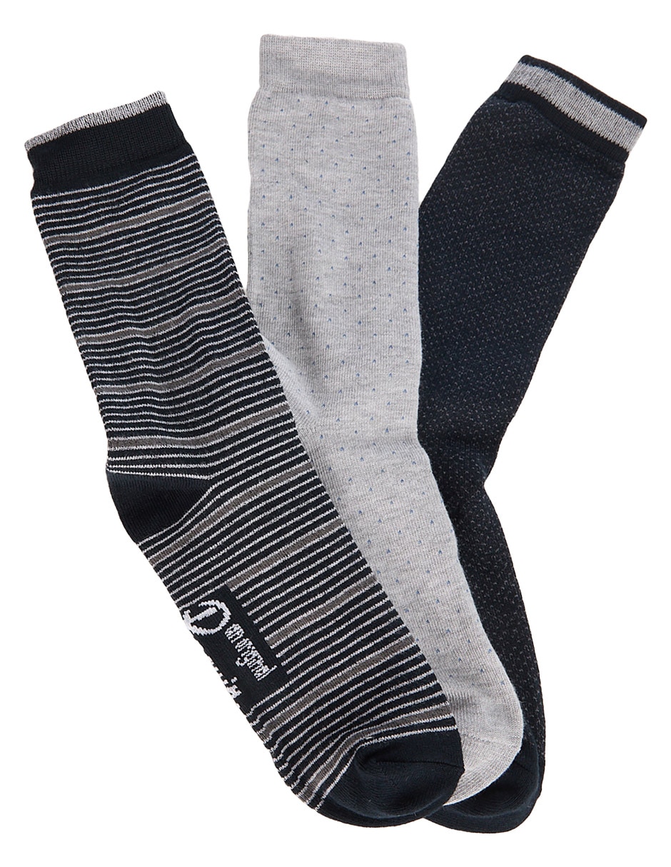 Set de calcetín de algodón para niño 3 pares