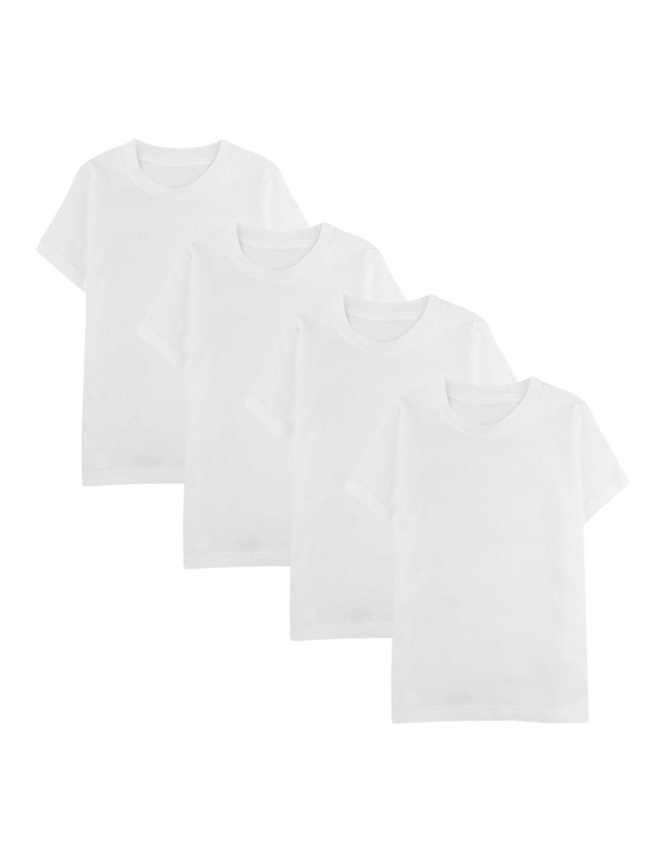 Set camiseta cuello redondo para niño