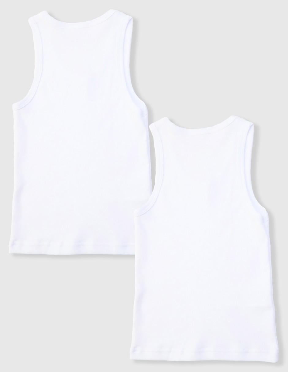 Set camiseta cuello redondo para niño 2