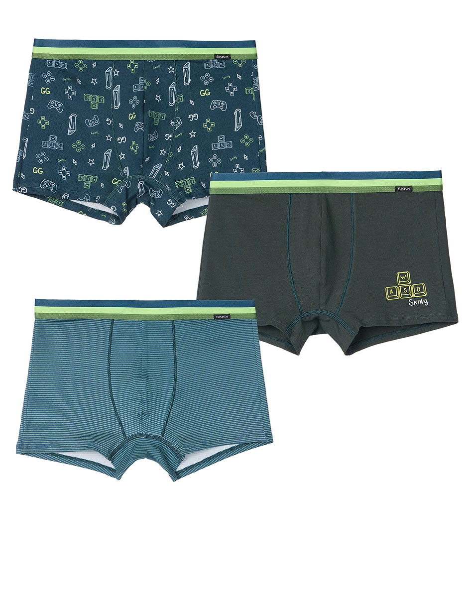 Set bóxer de poliéster para niño