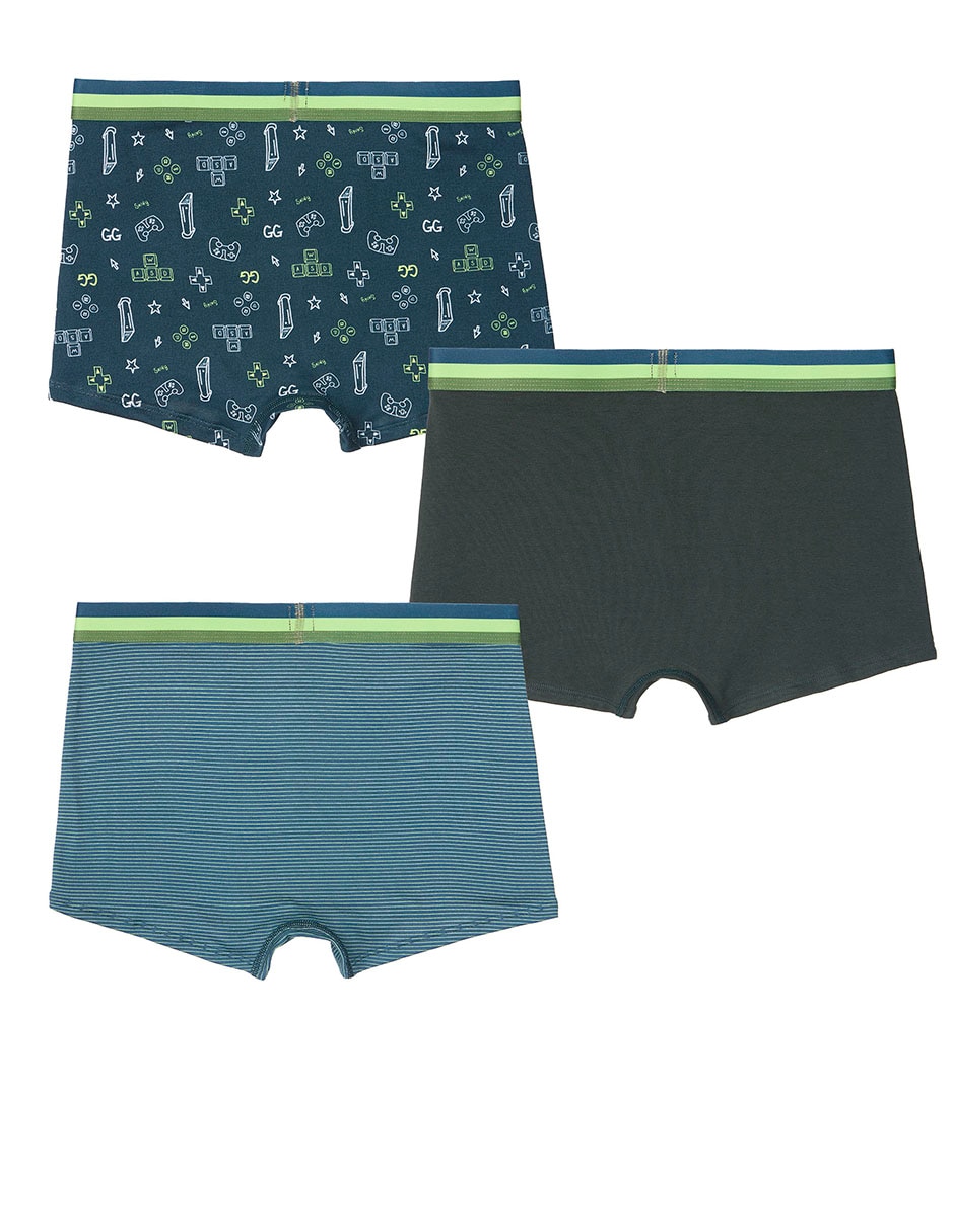 Set bóxer de poliéster para niño 2