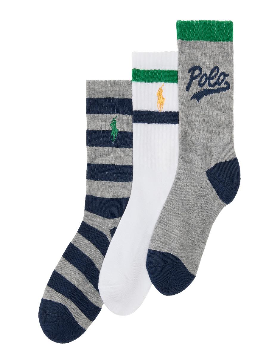 Set de calceta para niño 3 pares
