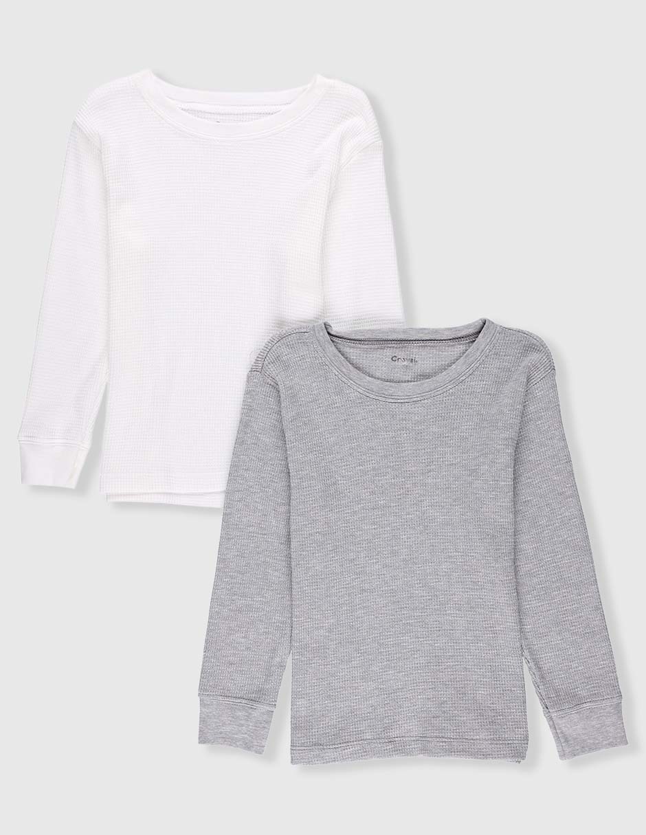Set playera manga larga para niño Set playera manga larga para niño